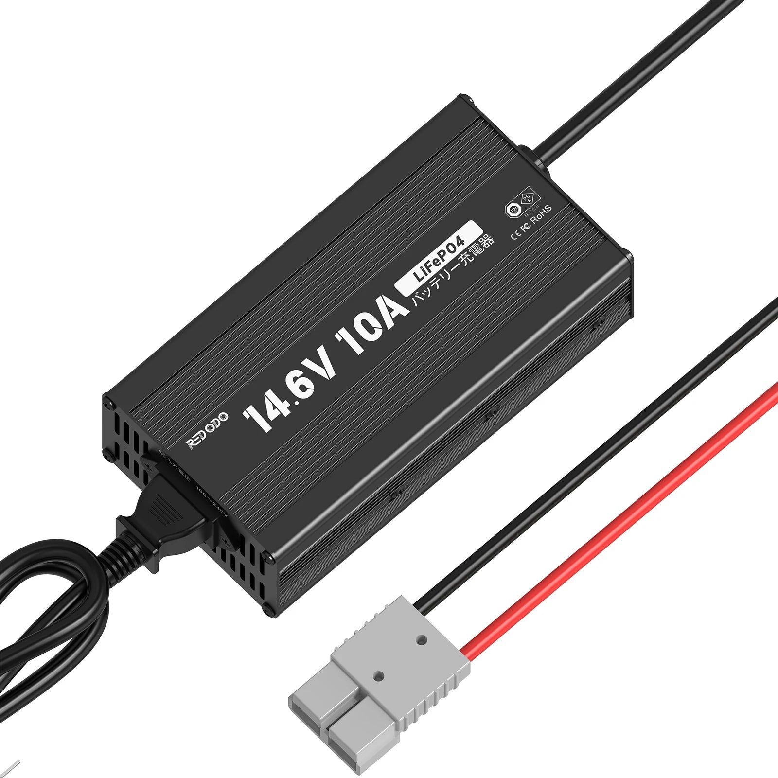 Redodo 14.6V 10A 充電器 リン酸リチウム電池専用充電器 急速 Redodo 14.6V 10A 充電器 リン酸リチウム電池専用充電器 急速