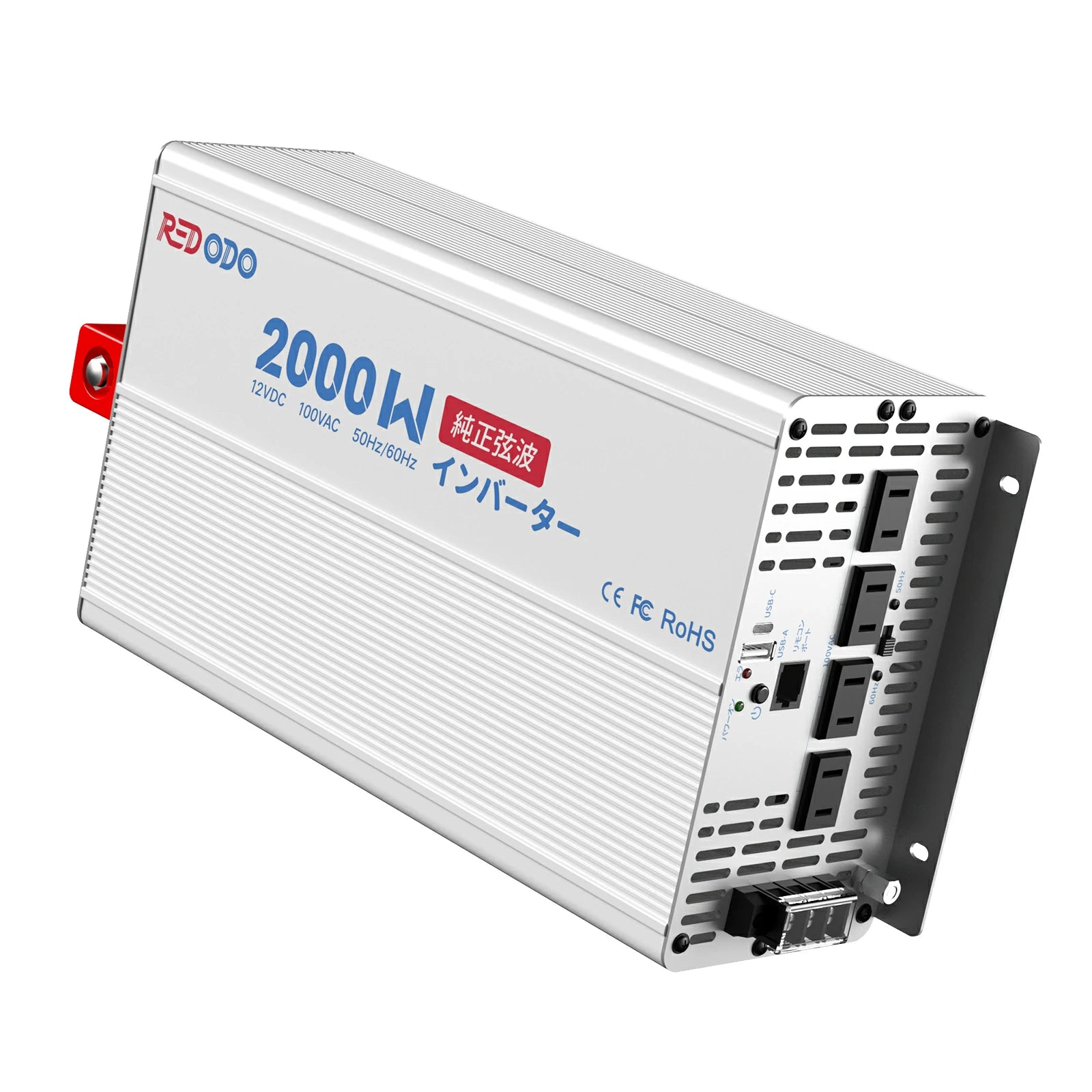 Redodo 2000W インバーター 純正弦波 12V DCから110V AC変換