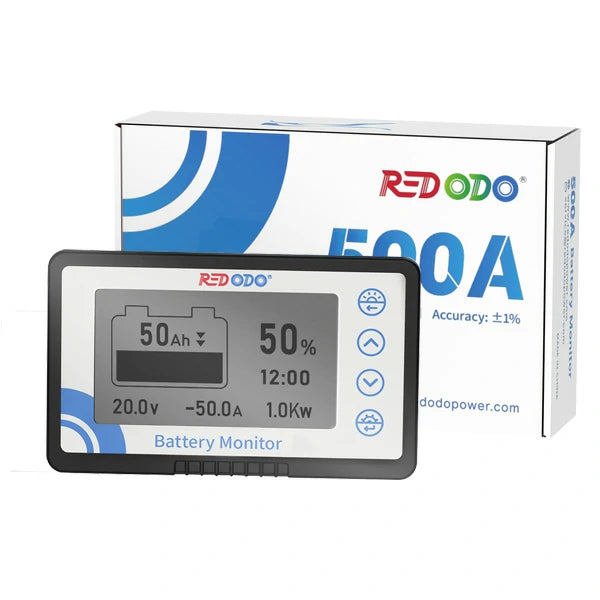 Redodo バッテリーモニター シャント付き 電圧範囲8V-120V 最大500A