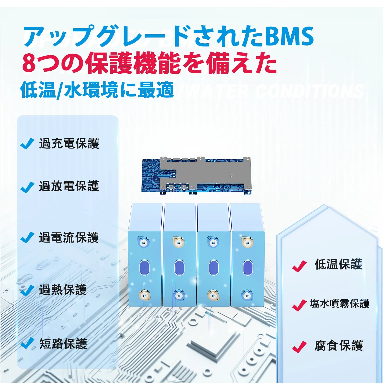 Redodo 12V 280Ah リン酸鉄リチウムイオンバッテリー 低温保護