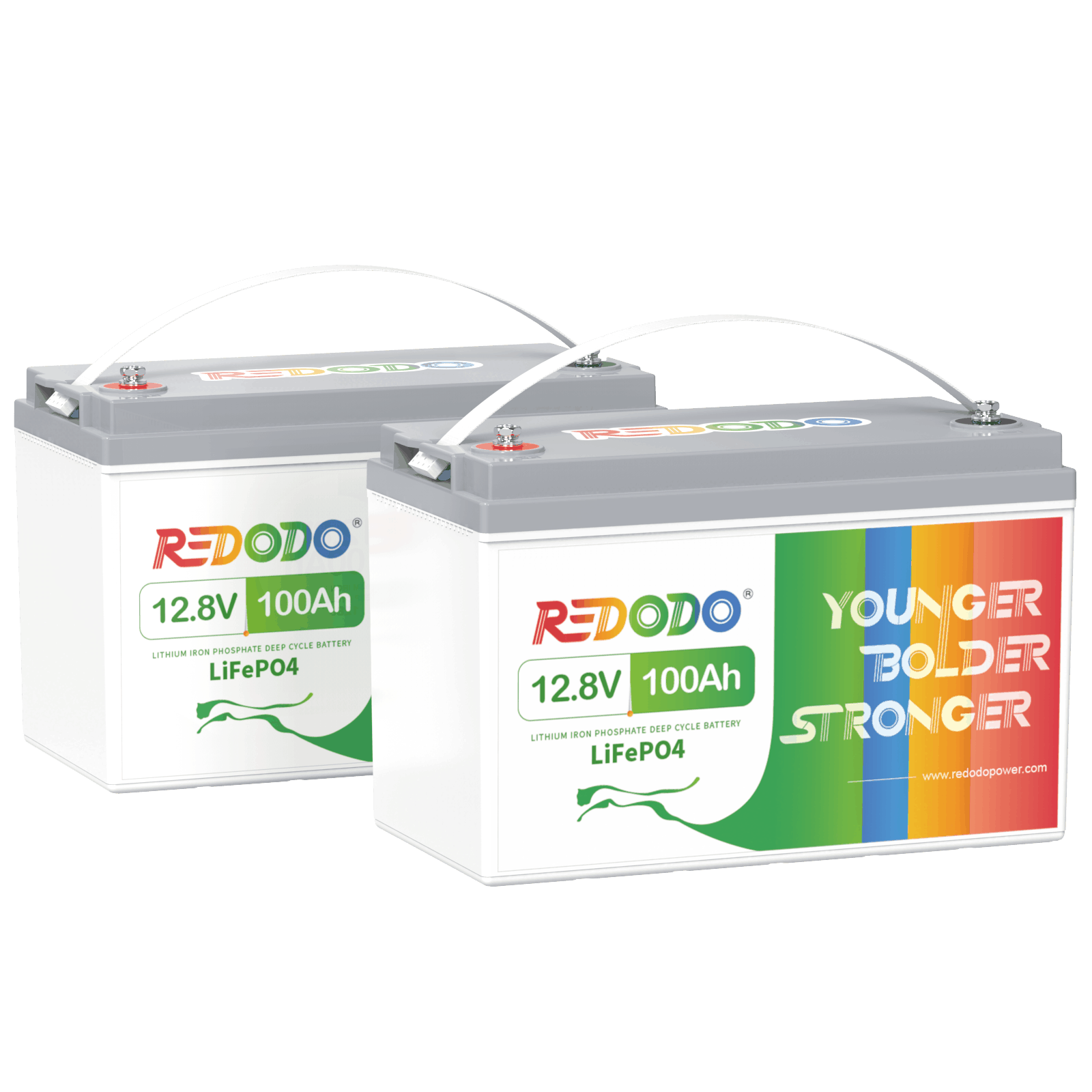 Redodo 12V 100Ah LiFePO4 Lithium Iron Phosphate Battery Built-in 100A BMS