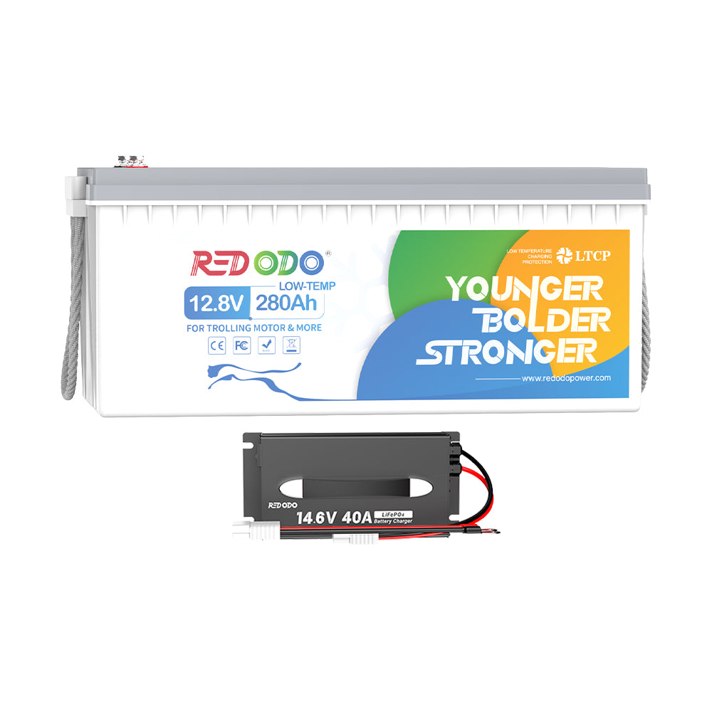 Redodo 12V 280Ah リン酸鉄リチウムイオンバッテリー 低温保護