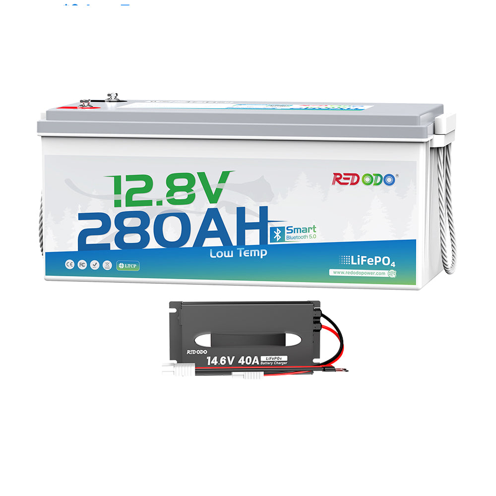 【新発売】Redodo 12V 280Ah リン酸鉄リチウムイオンバッテリー Bluetooth付き 低温保護