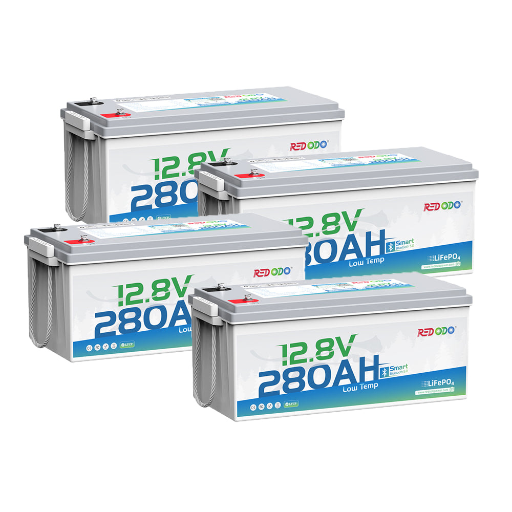 【新発売】Redodo 12V 280Ah リン酸鉄リチウムイオンバッテリー Bluetooth付き 低温保護