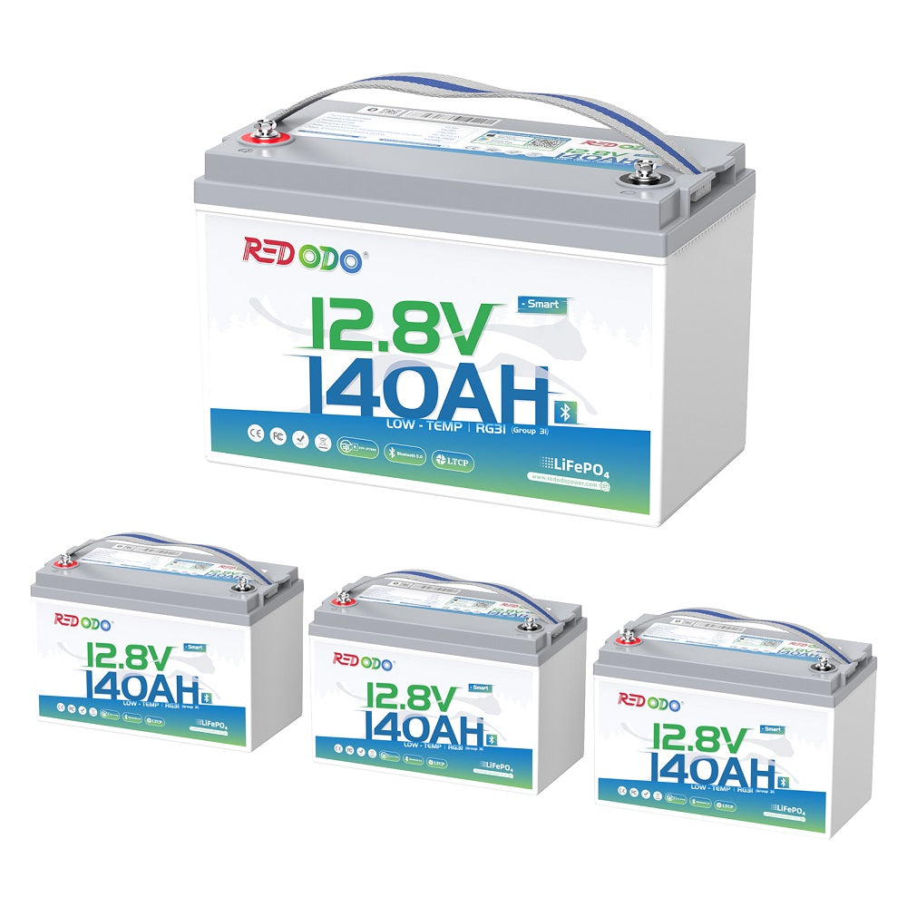 Redodo 12V 140Ah リン酸鉄リチウムイオンバッテリー Bluetooth付き