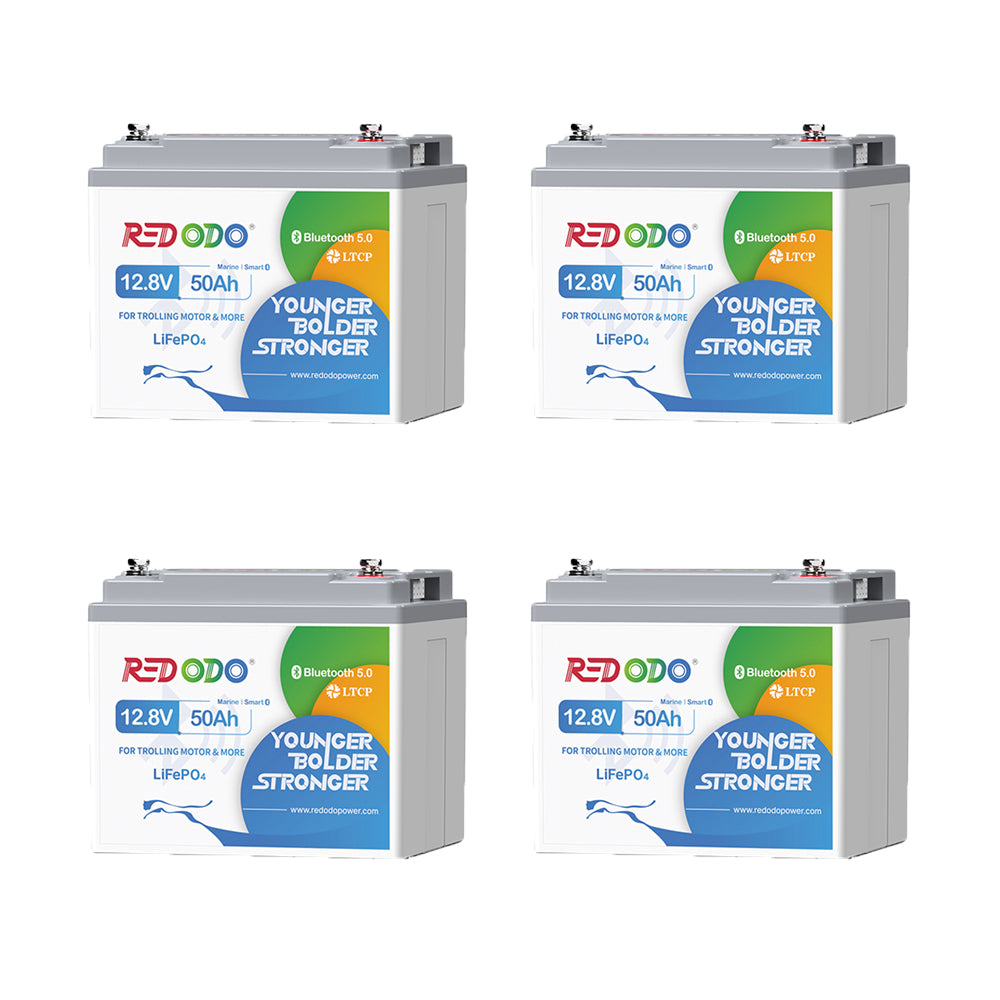 Redodo 12V 50Ah リン酸鉄リチウムイオンバッテリー Bluetooth付き