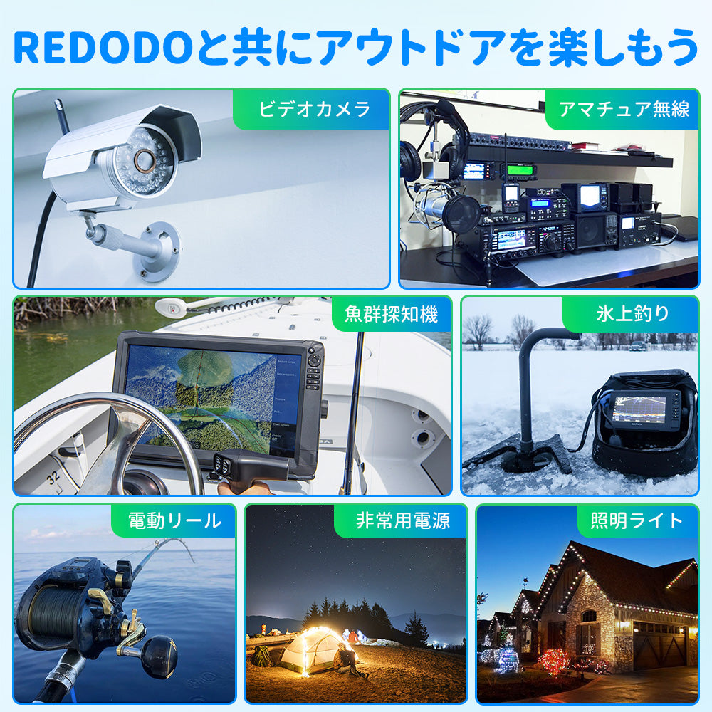 Redodo 12V 20Ah リン酸鉄リチウムイオンバッテリー