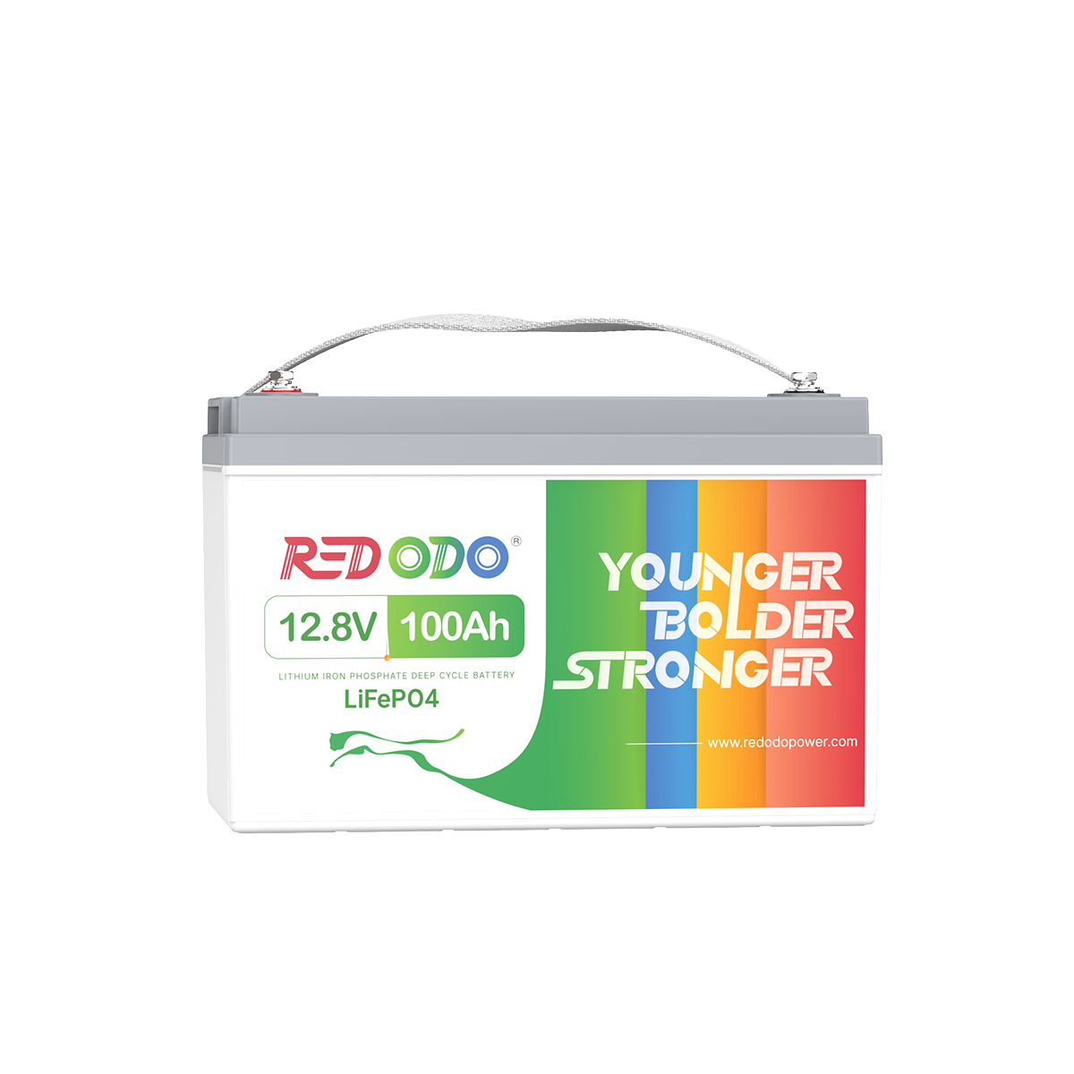 Redodo 12V 100Ah LiFePO4 Lithium Iron Phosphate Battery Built-in 100A BMS