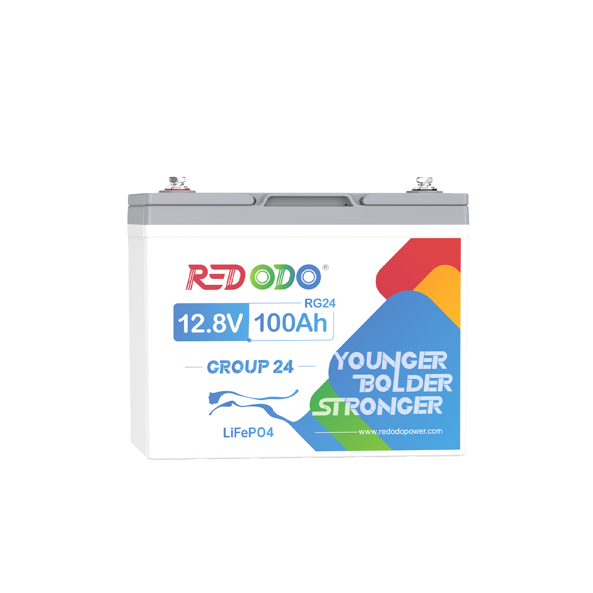 Redodo 12V 100Ah LiFePO4 Lithium Iron Phosphate Battery Built-in 100A BMS