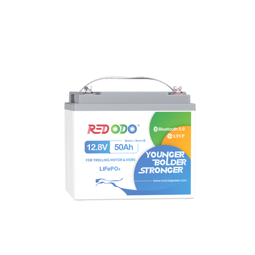 Redodo 12V 50Ah リン酸鉄リチウムイオンバッテリー Bluetooth付き 低温保護