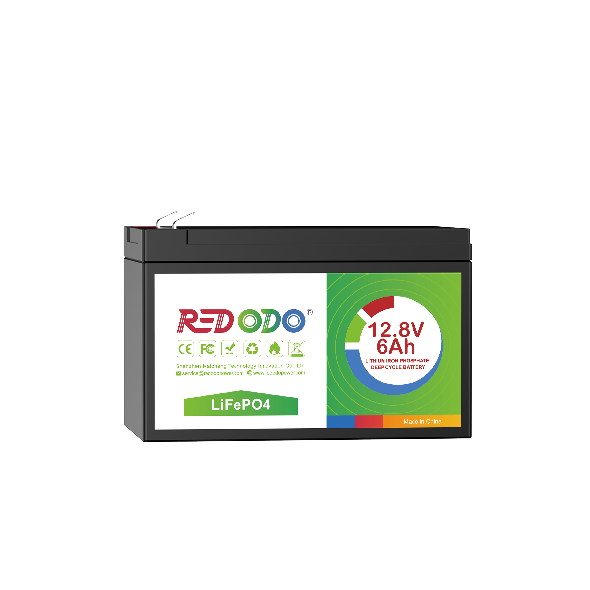 Redodo  12V 6Ah  リン酸鉄リチウムイオンバッテリー