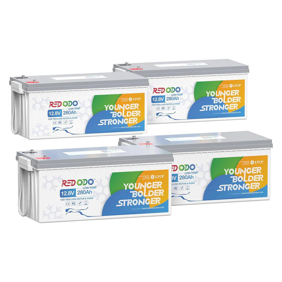 Redodo 12V 280Ah リン酸鉄リチウムイオンバッテリー 低温保護
